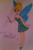 Tinker Bell from Peter Pan and the Lost Boys. Drawn by Markella Giannakopoulos.